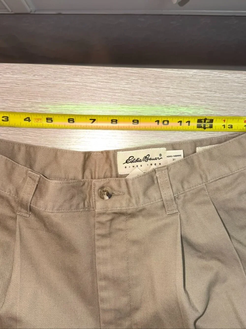 Eddie Bauer Khaki Chinos Size 31